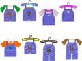 Free Kids Clothing Illustrations Royalty Free Stock Photography - 8376227