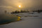 Free Sunrise At Yellowstone Mineral Pool Stock Photography - 8371302