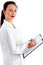 Free Doctor Busy With Her Clipboard Stock Photography - 8375802