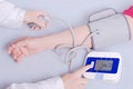 Free Checking Blood Pressure Royalty Free Stock Photos - 8380538