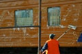 Free Train Wash 2 Royalty Free Stock Images - 840819