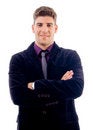 Free Handsome Young Accountant With Arms Crossed Royalty Free Stock Photo - 8407075