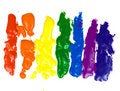 Free Rainbow From Flow Wax Royalty Free Stock Photo - 8414675