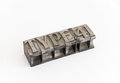 Free Metal Type (cast Metal Sort) Stock Image - 8428971