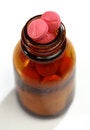 Free Medicine Pills In A Bottle Royalty Free Stock Photography - 8436887