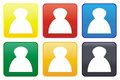 Free Man Web Button Royalty Free Stock Photo - 8444005