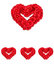 Free Heart Shaped Red Roses Royalty Free Stock Photo - 8440735