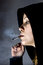 Free Girl With Cigarette Royalty Free Stock Image - 8441826