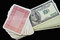 Free Dollars And Playing Cards Royalty Free Stock Photography - 8442837