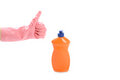 Free Hand And Cleaning Agent  On White Stock Images - 8453804