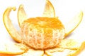 Free Orange With Peel Royalty Free Stock Images - 8454669