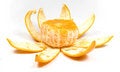 Free Orange With Peel Royalty Free Stock Photography - 8454857