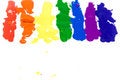 Free Rainbow From Flow Wax Stock Photography - 8455122