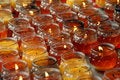 Free Pengzhou, China: Amber-coloured Votive Candles Stock Photography - 8460552