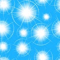 Free Seamless Blue Flare Pattern Royalty Free Stock Photography - 8461167