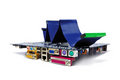 Free A Computer Motherboard With IDE Cable On Top Royalty Free Stock Images - 8467659