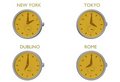 Free Clock To World Stock Image - 8470441