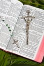 Free Christian - Bible And Crucifix Stock Photos - 8473343
