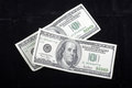 Free Two Hundreds On Velvet. Stock Photos - 8473623
