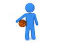 Free Person With Ball Royalty Free Stock Images - 8474469