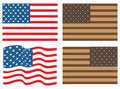 Free USA Flags Royalty Free Stock Photos - 8476358