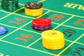 Free Casino Chips Royalty Free Stock Image - 8487876