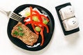 Free Pork Chop With Salad Stock Images - 8497114
