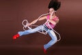 Free The Young Beautiful Girl During Active Leisure Stock Image - 8498351