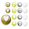 Free Environmental Buttons Royalty Free Stock Image - 8498576