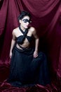 Free Woman Wearing A Gem Mask Stock Photos - 850653