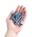 Free Hand With Bolts And Nuts Stock Image - 8504381