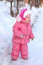 Free Pretty Little Girl In Winter Outerwear. Stock Photo - 8505570