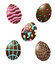 Free Chocolate Easter Eggs Decorated Royalty Free Stock Images - 8500719