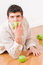 Free Man Eating Apples Stock Photos - 8506793