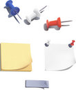 Free Post-it Notes And Pins Stock Photos - 8511283