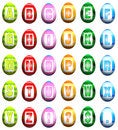 Free Easter Egg Font - Mixed Colors Stock Photo - 8519120