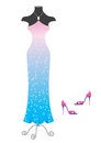 Free Pink Dress And Shoes Royalty Free Stock Photography - 8519717