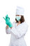 Free Young Doctor Prepares For Injection Royalty Free Stock Photo - 8510655