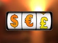 Free Currency Jackpot Stock Photography - 8541212