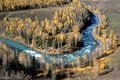Free China/Xinjiang: The Turning Of Kanas River Royalty Free Stock Image - 8544606