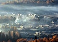 Free China/Xinjiang: Mist And Smoke In Hemu Village Stock Image - 8544701