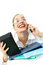 Free Excited Businesswoman Royalty Free Stock Images - 8540159