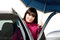 Free Pretty Women And Car Stock Image - 8544361