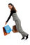 Free Woman Going Shopping Royalty Free Stock Image - 8547106