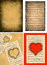 Free Four Background Images In Vintage Style Royalty Free Stock Photo - 8547675