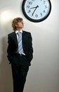 Free Businessman And Clock Stock Photos - 8556613