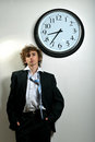 Free Businessman And Clock Stock Images - 8556614