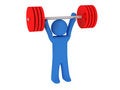 Free Weight-lifting Royalty Free Stock Photography - 8557547