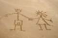 Free Image On The Sand Royalty Free Stock Photos - 8559068