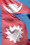 Free Closeup Of The Nepalese Flag Stock Photography - 8567782